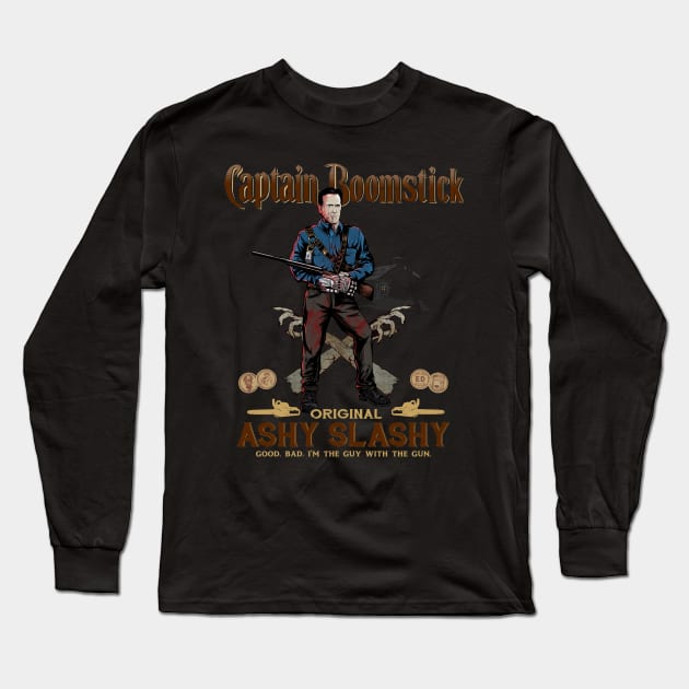 Captain Boomstick Long Sleeve T-Shirt by Lmann17